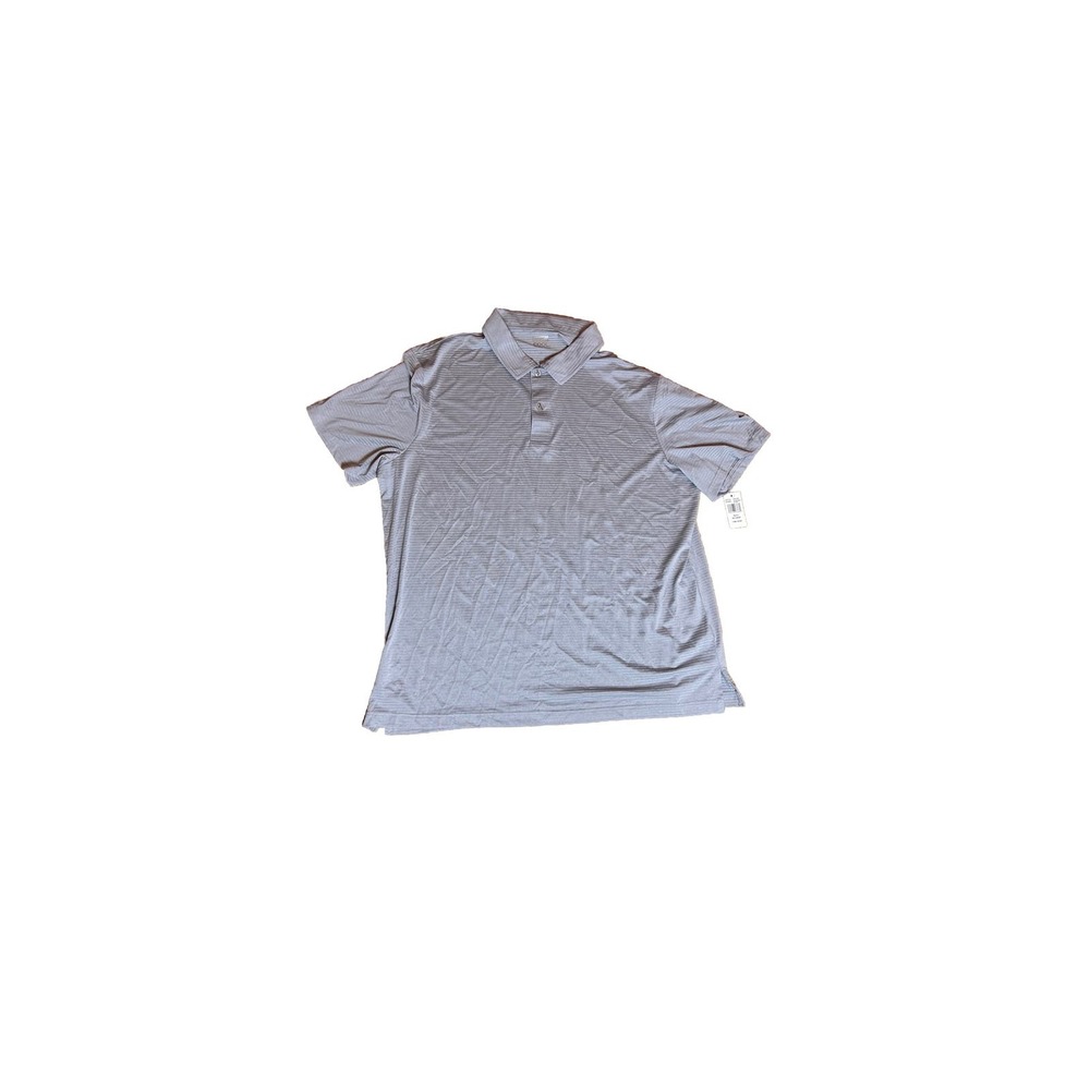 32 Degrees‎ Cool Size XXL Grey Striped Mens Polo